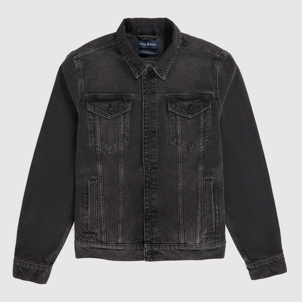 Psycho Bunny Mens Pathe Denim Jacket